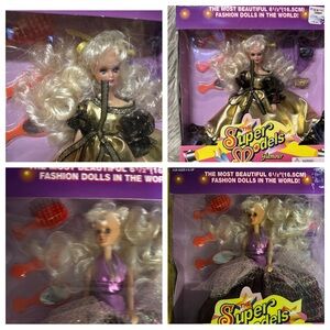 The Super Models Glamour
Fashion Doll Toy Concepts Vintage KB Toys Bundle (2)